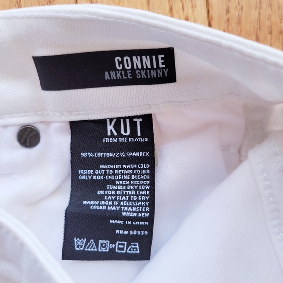 NWT Kut From The Kloth High Waist Connie Ankle Skinny Size 28 - Picture 4 of 16